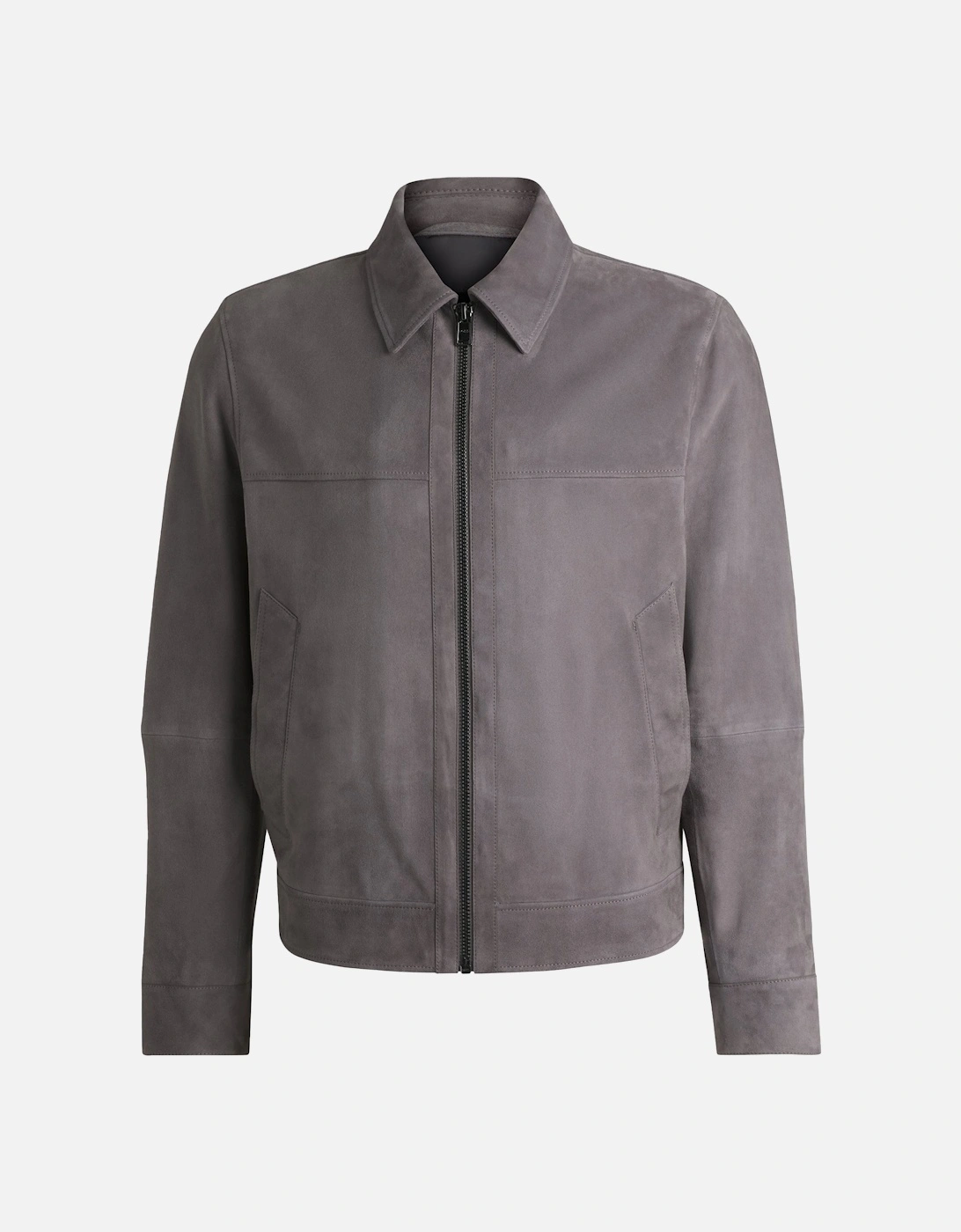 H Malbano 5 Leather Jacket Grey, 7 of 6