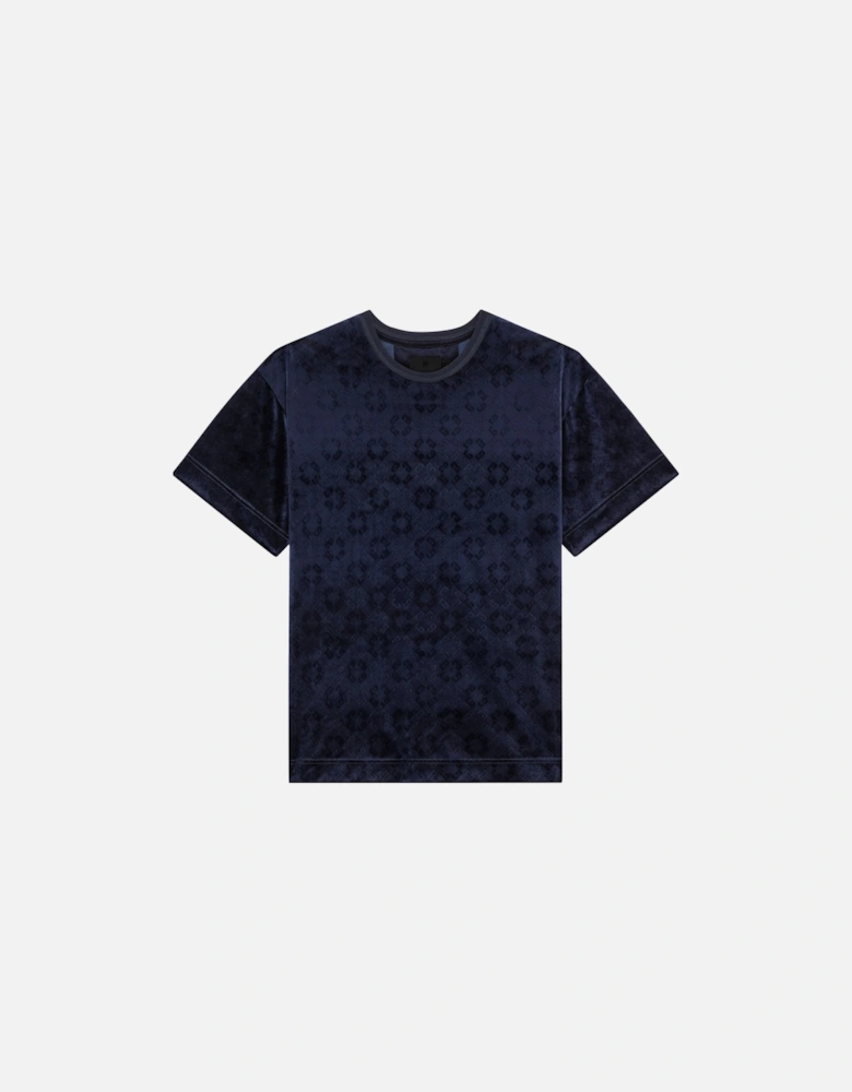 Velvet Regular Fit T-shirt Blue