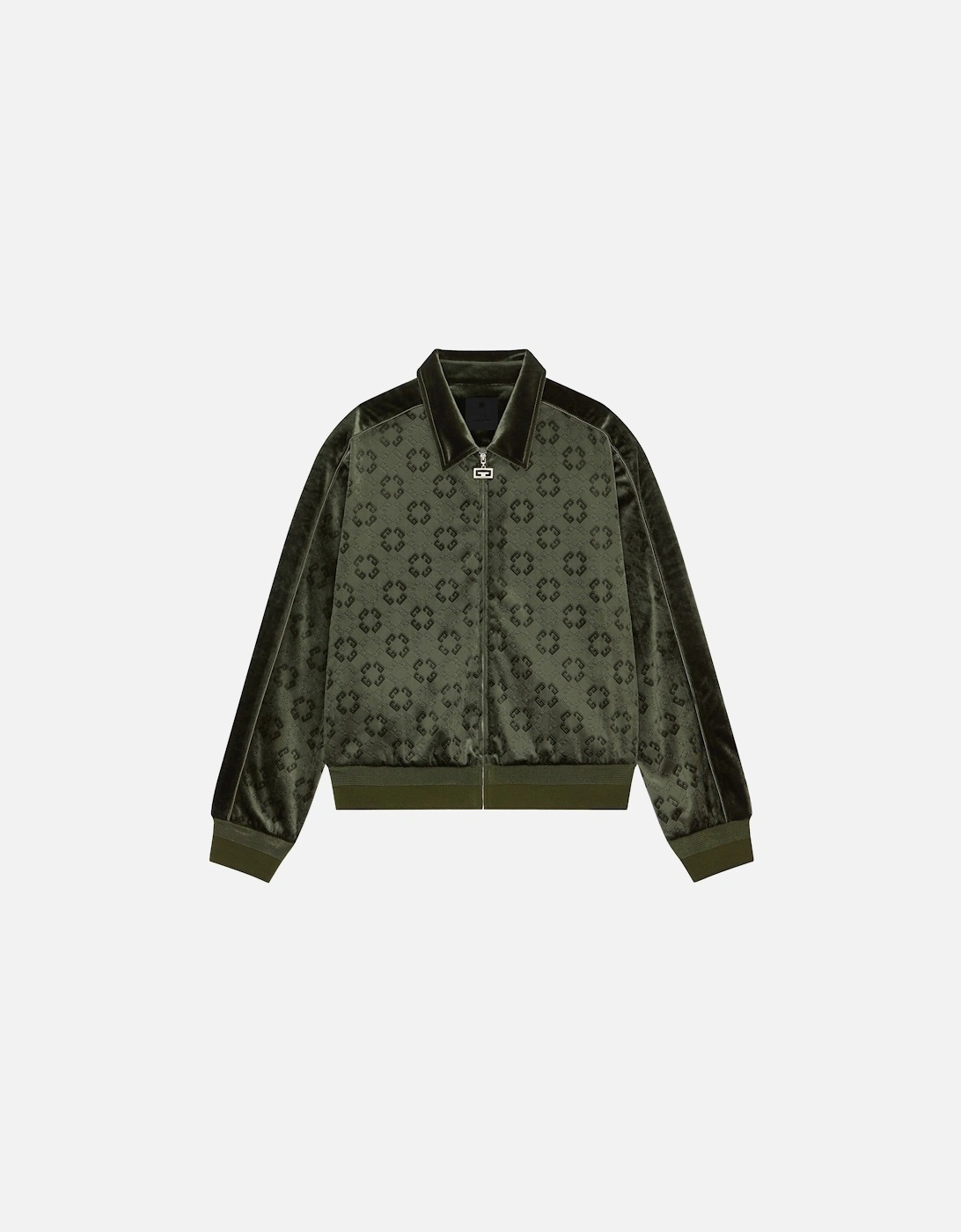 Monogram Velvet Jacket Green, 5 of 4