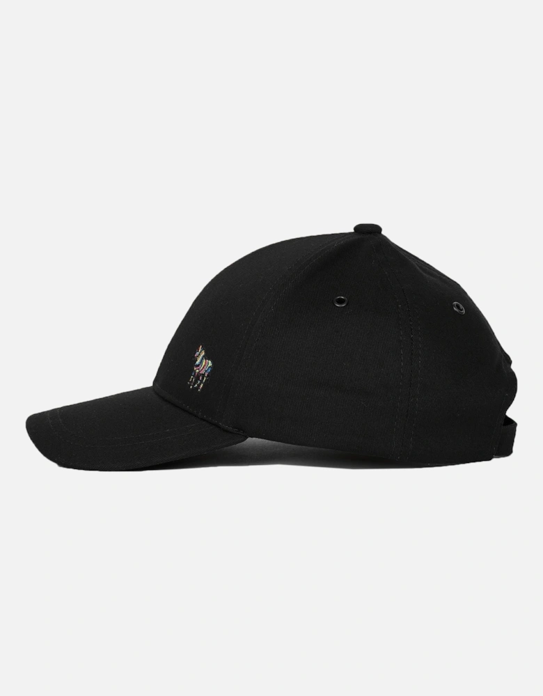 Zebra Logo Baseball Cap Black