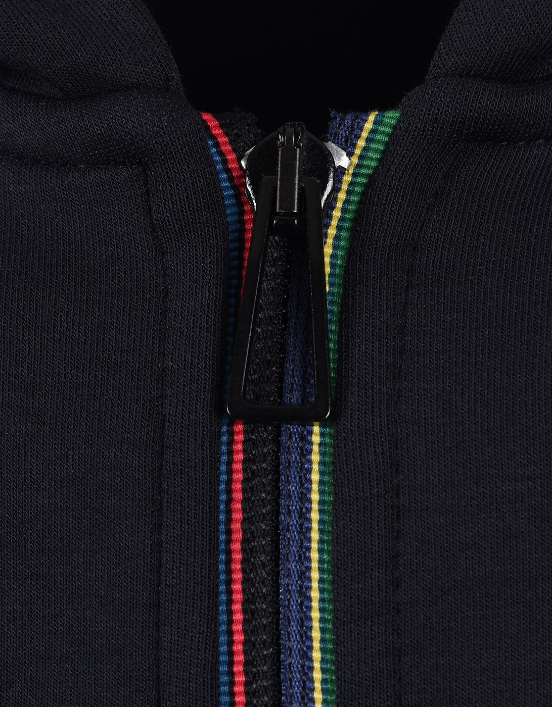 Zip Through Hoodie Dark Navy