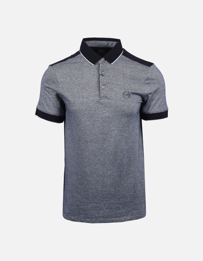 Cotton Piquet Polo Shirt Navy