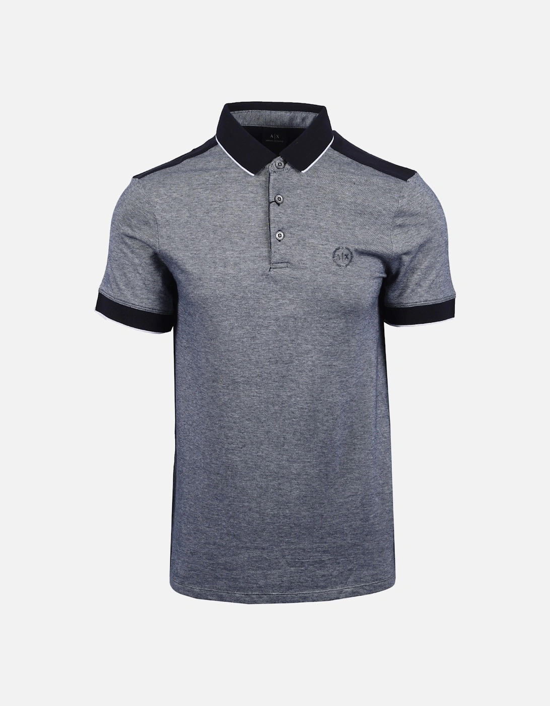 Cotton Piquet Polo Shirt Navy, 5 of 4