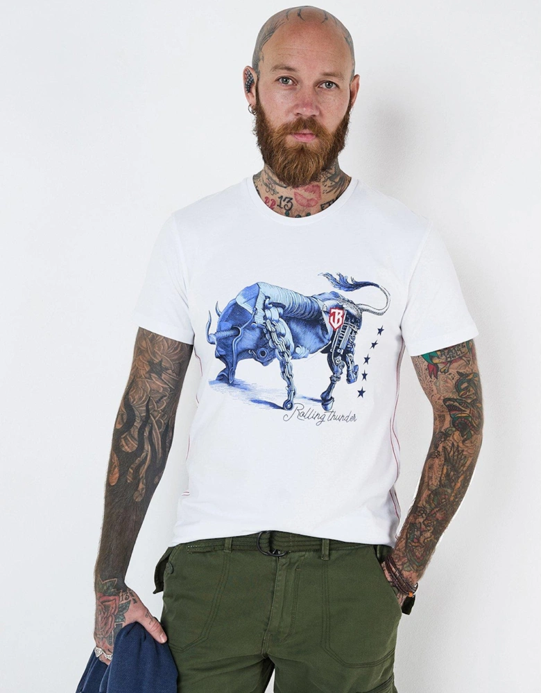 Rolling Thunder T-shirt - White