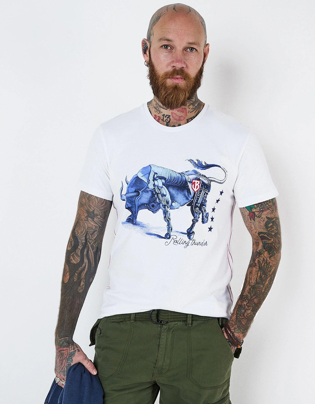 Rolling Thunder T-shirt - White, 2 of 1
