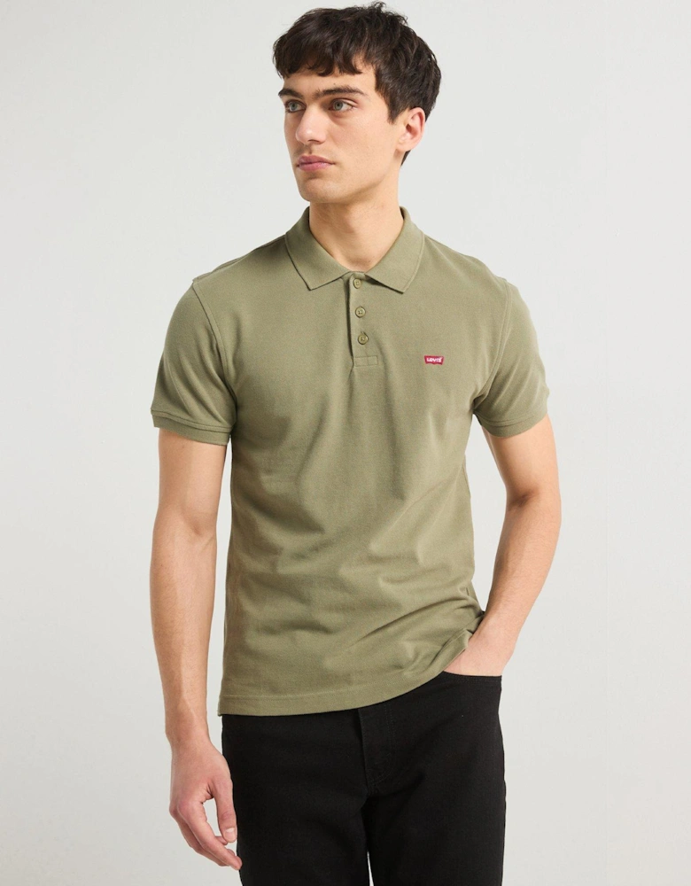 Housemark Logo Polo Shirt - Khaki