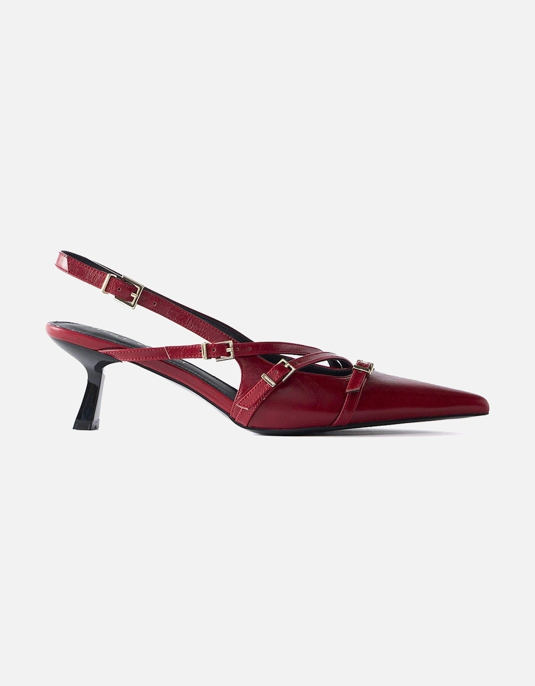 Slingback Shoe - Red, 2 of 1