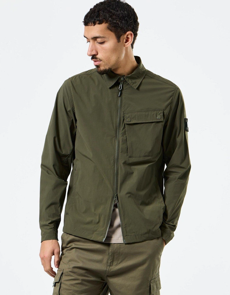 Southbank Lightweight Technical Overshirt - Green