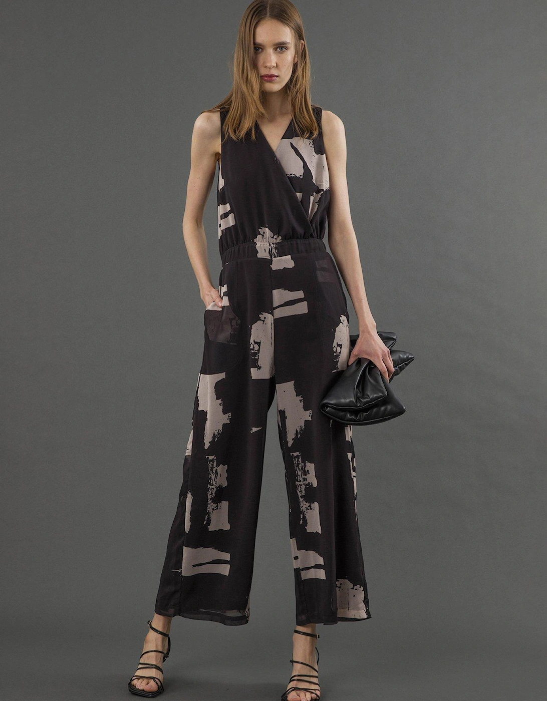 Taylor Jumpsuit With Elasticated Waist And Pockets - Black, 2 of 1