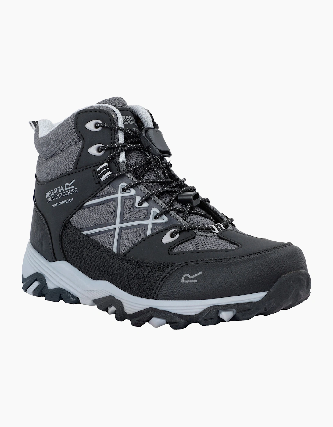 Regatta (2 Uk, Black/Light Steel) Childrens/Kids Samaris Iii Walking Boots - Image 3