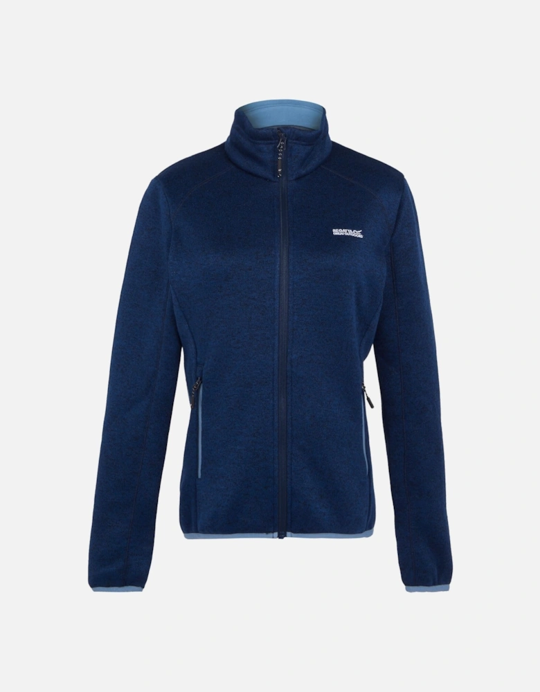 Womens/Ladies Newhill Marl Full Zip Fleece Jacket