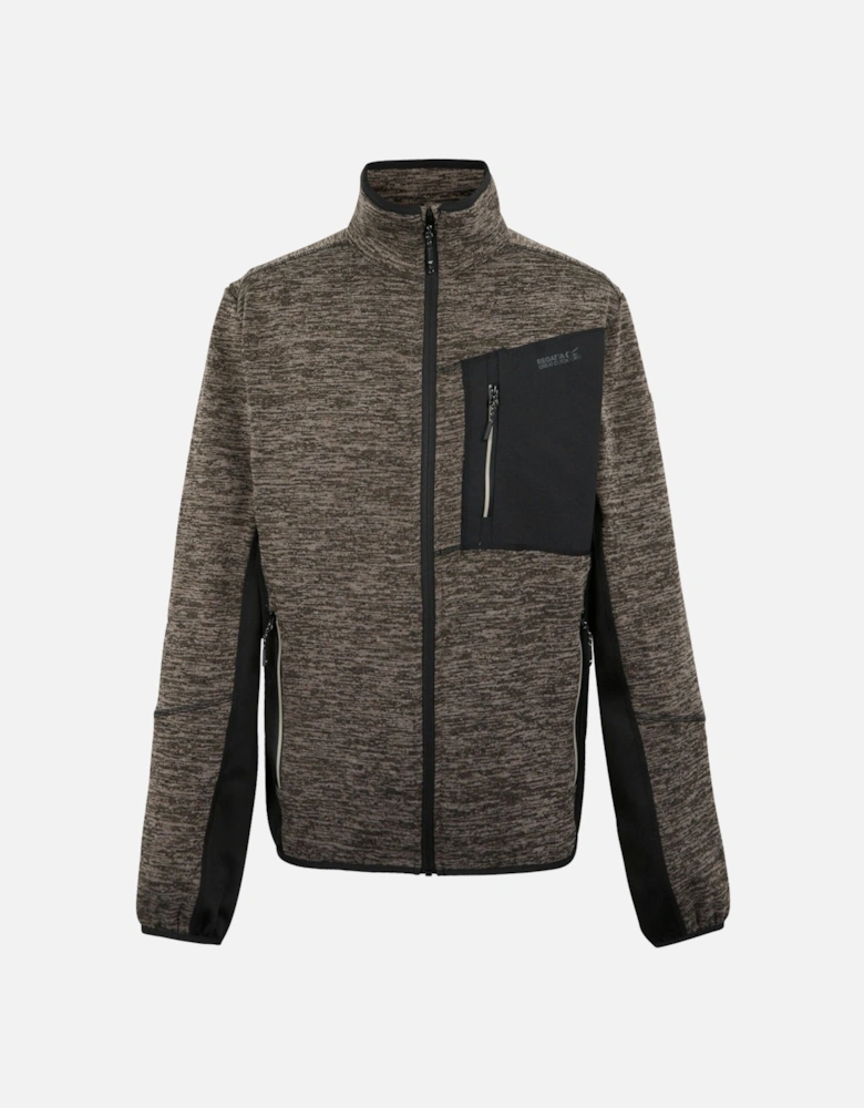 Mens Baslinn Marl Full Zip Fleece Jacket