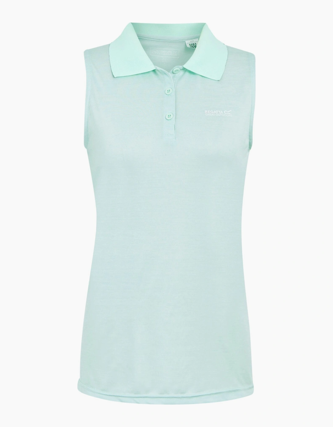 Regatta Women's Icy Morn / Tima Ii Sleeveless Polo Shirt - Size 18