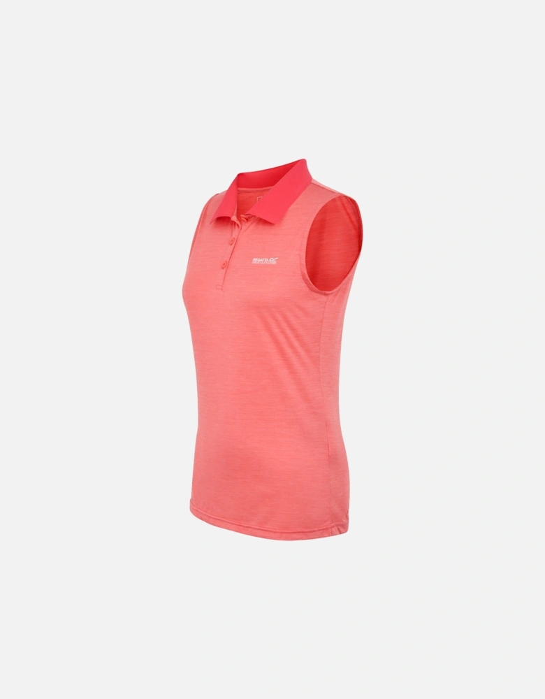 Womens/Ladies Tima II Sleeveless Polo Shirt