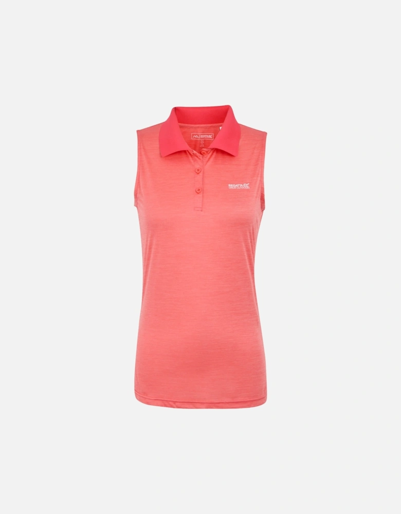 Womens/Ladies Tima II Sleeveless Polo Shirt