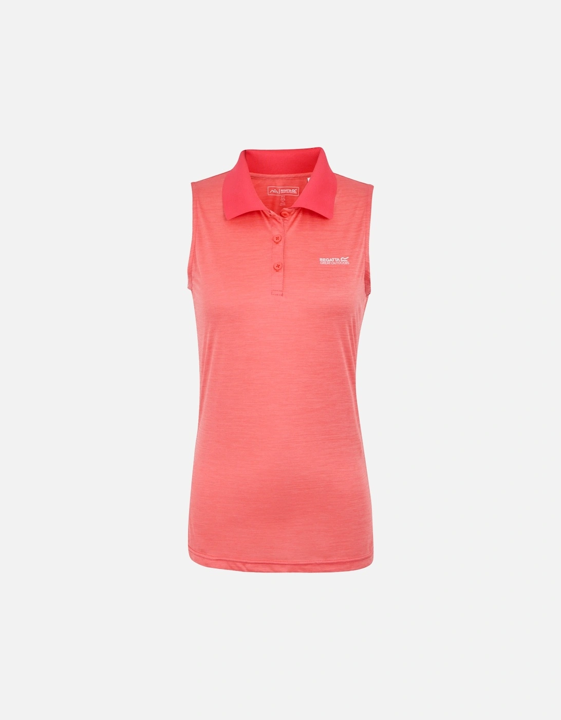 Womens/Ladies Tima II Sleeveless Polo Shirt, 5 of 4