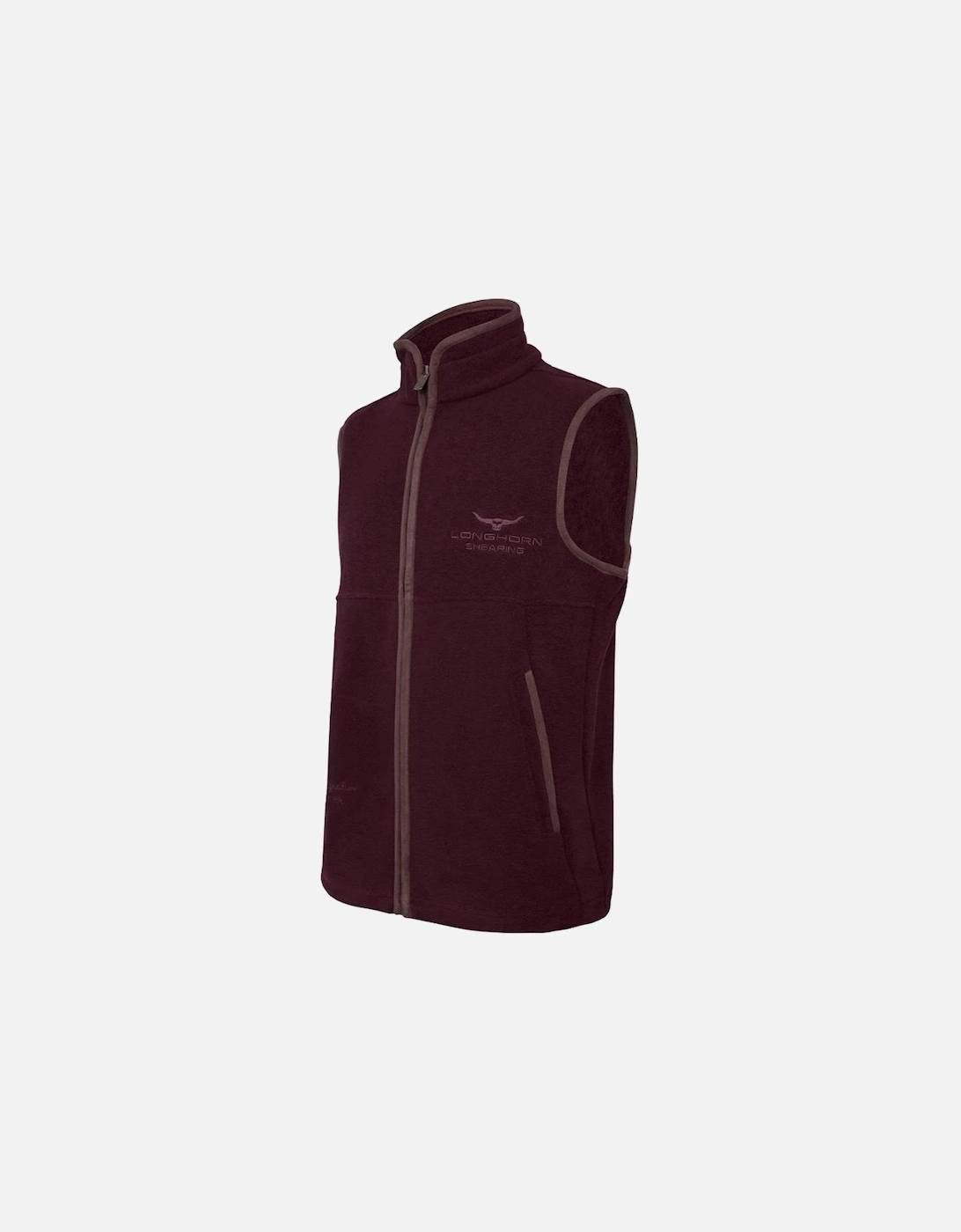 Longhorn Gilet Rutland Burgundy