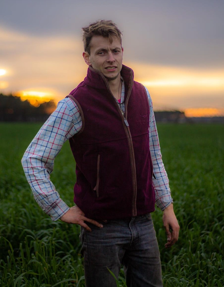 Longhorn Gilet Rutland Burgundy