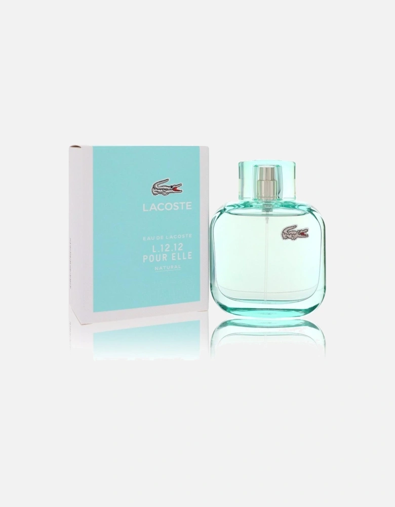 Eau De L.12.12 Natural by Eau De Toilette Spray 3 oz for Women - Soft
