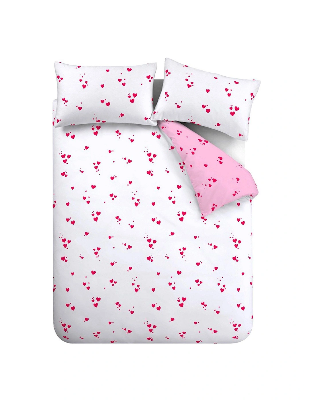 Seersucker Heart Duvet Cover Set