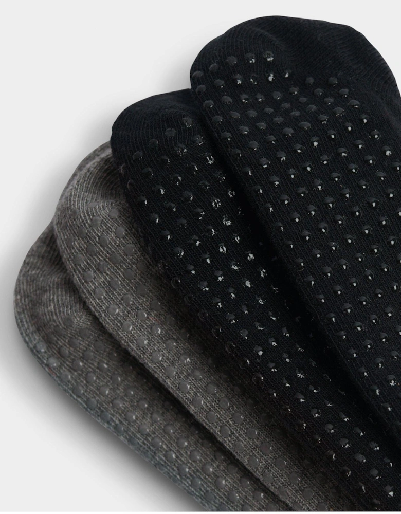 Womens Training Pilates Socks - 2 pack - Black