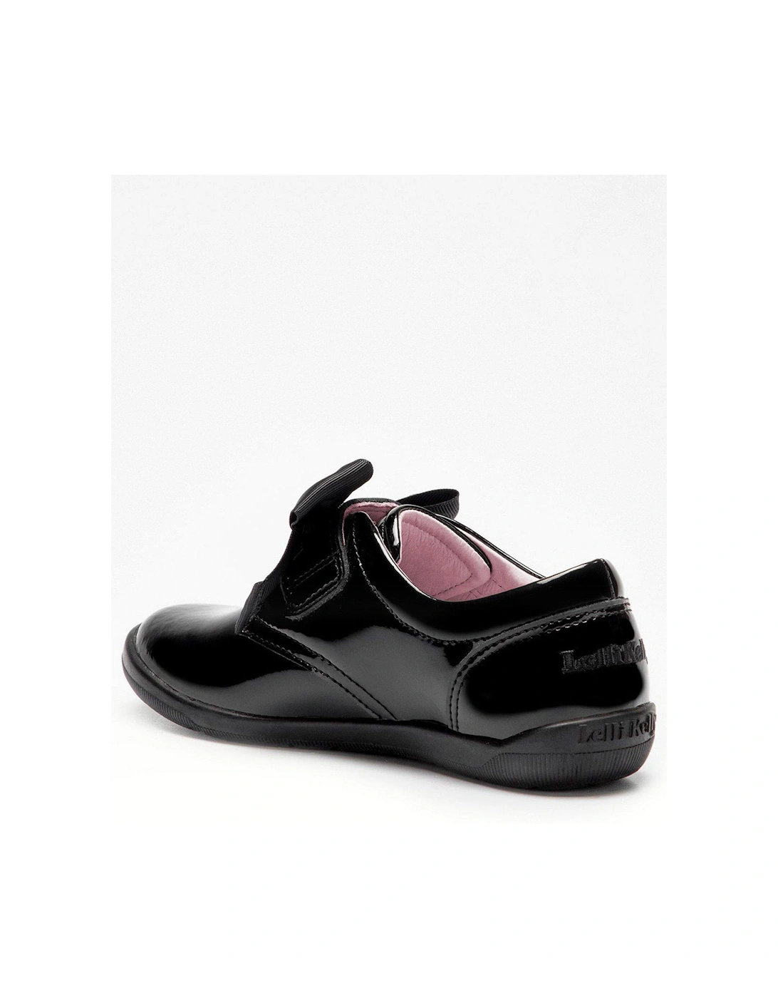 Elizabeth Bow School Shoe - Black