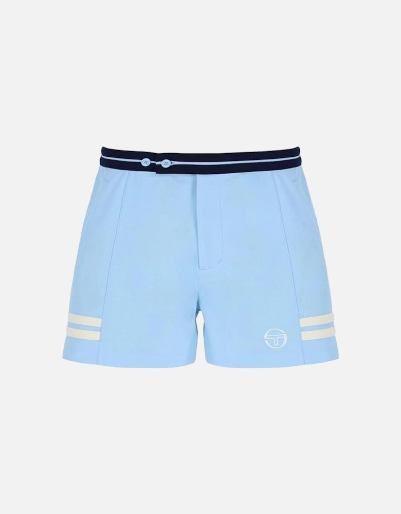 Supermac Tennis Shorts - Clear Sky/Pearled Ivory