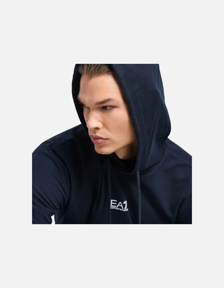 Emporio Armani Core Identity Hooded Sweatshirt Armani Blue