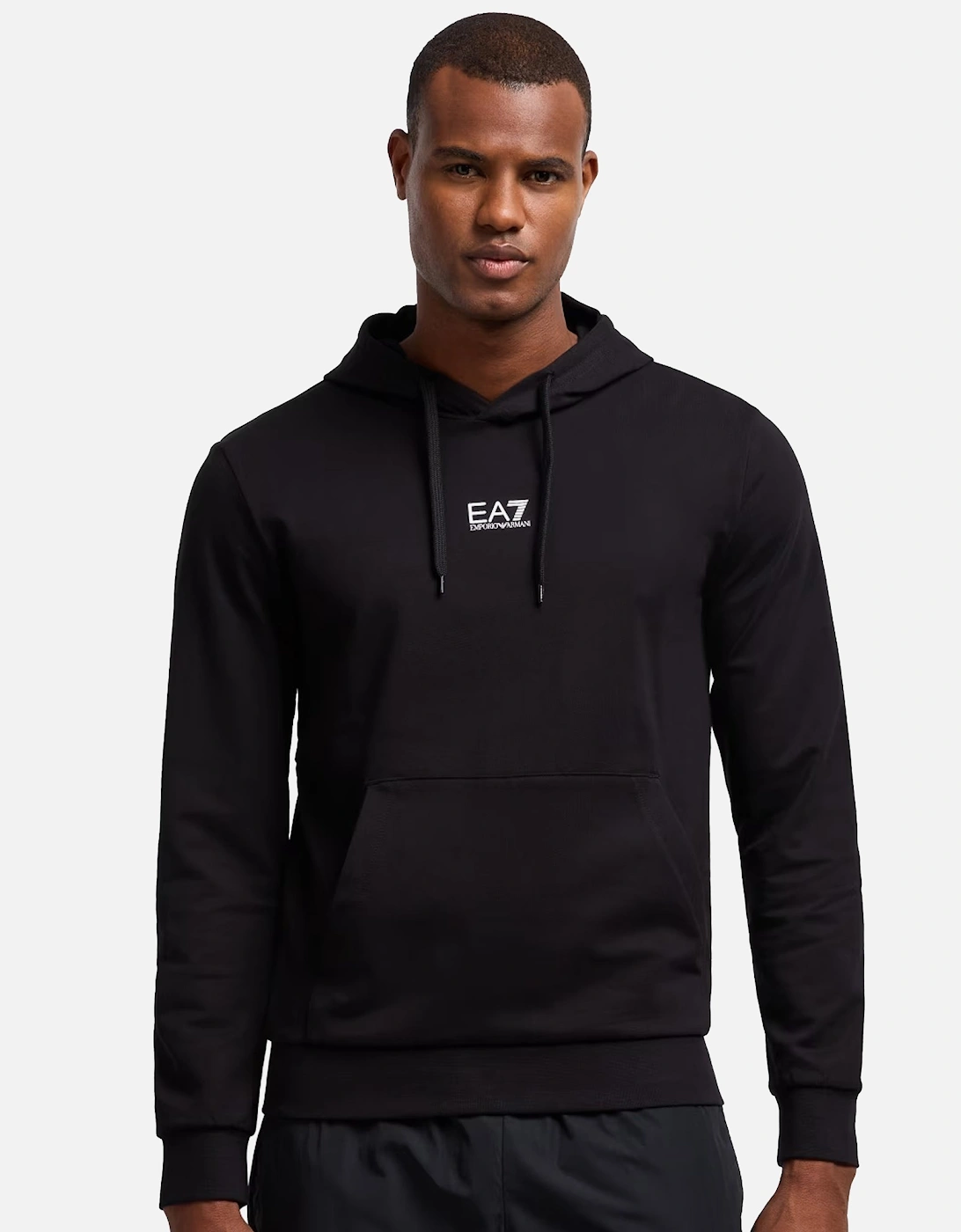 Emporio Armani Core Identity Hooded Sweatshirt Black