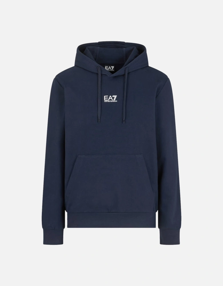 Emporio Armani Core Identity Hooded Sweatshirt Armani Blue