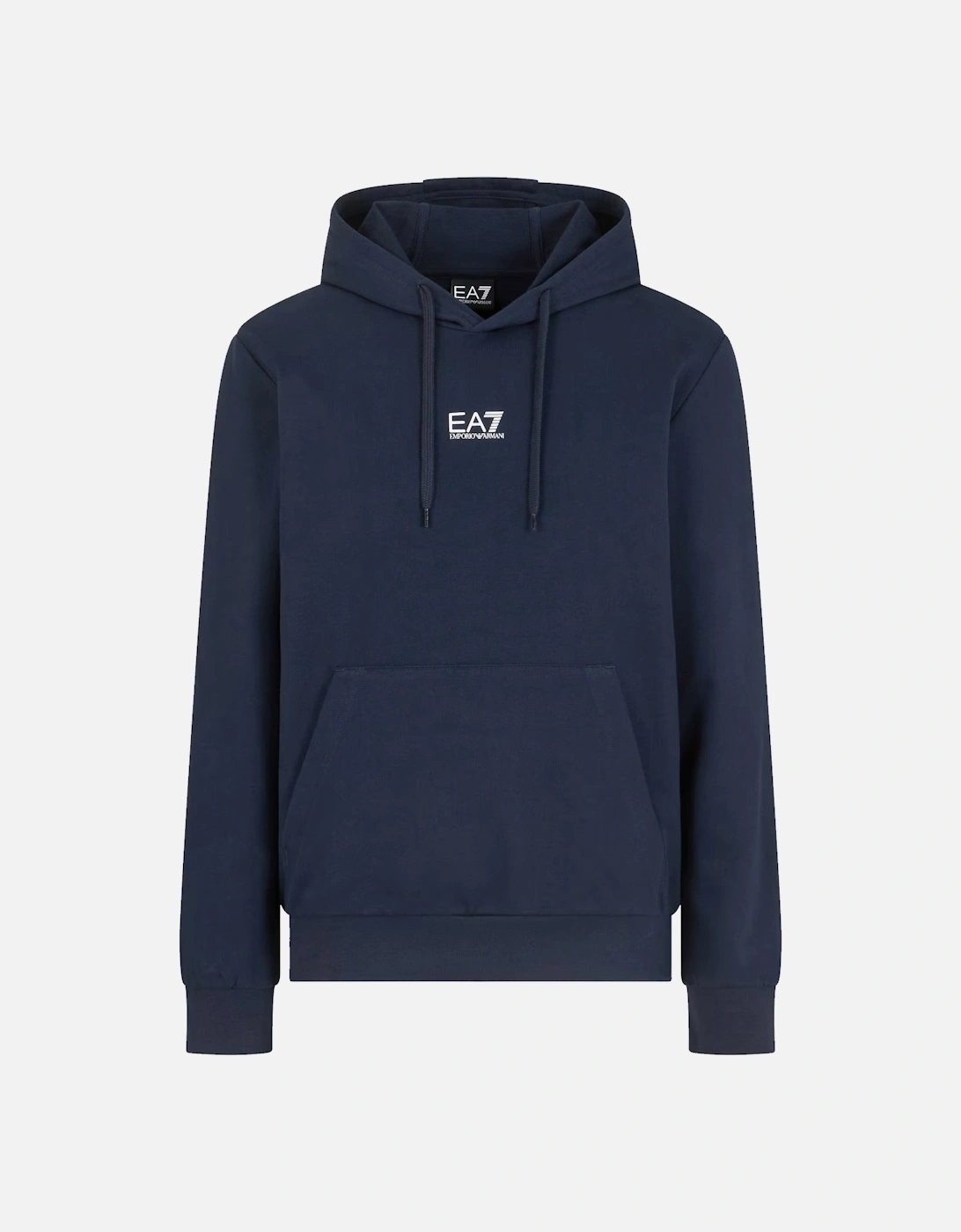 Ea7 Men's Navy Emporio Armani Core Identity Hooded Sweatshirt Armani Blue - : 42/Regular Xl
