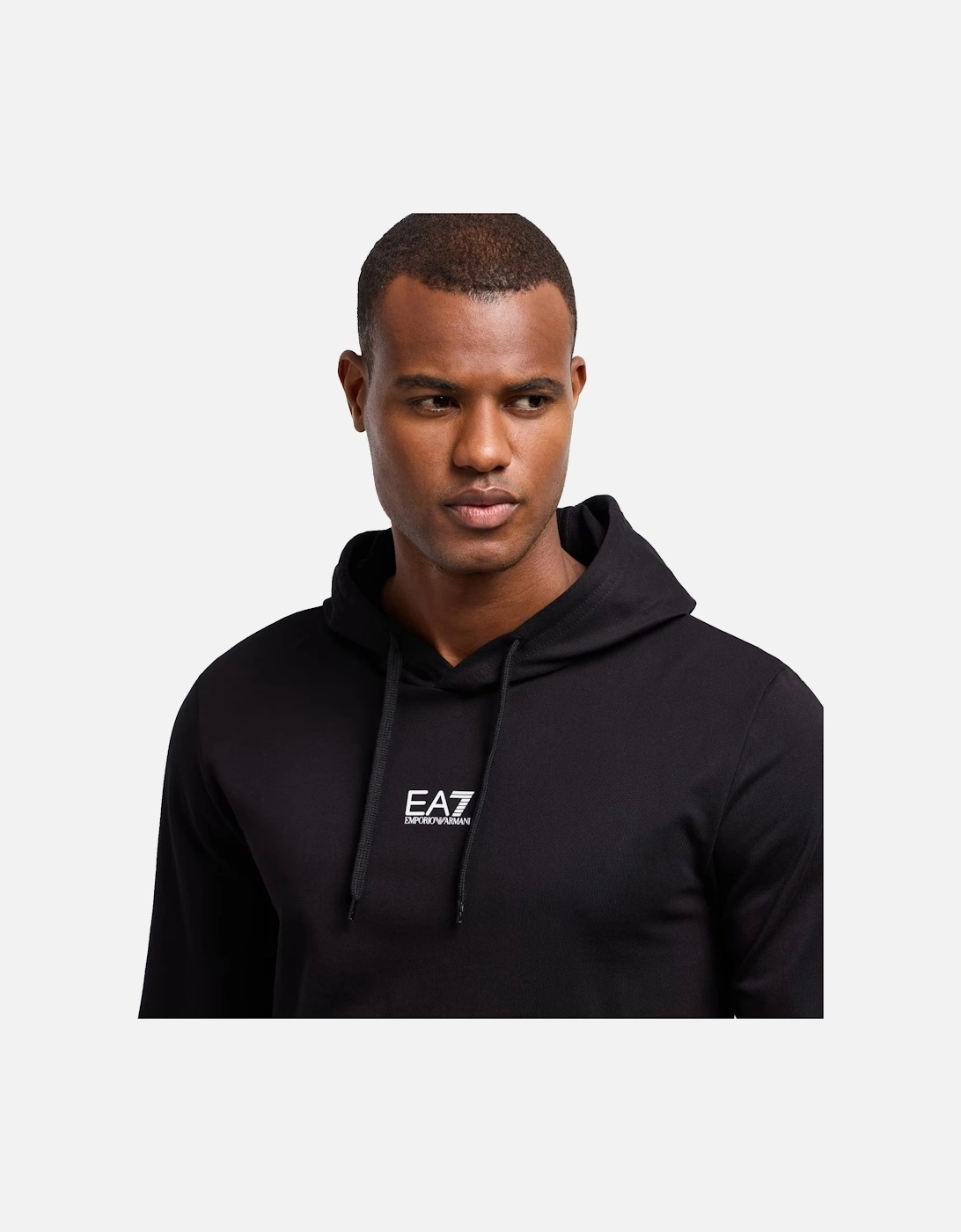 Emporio Armani Core Identity Hooded Sweatshirt Black