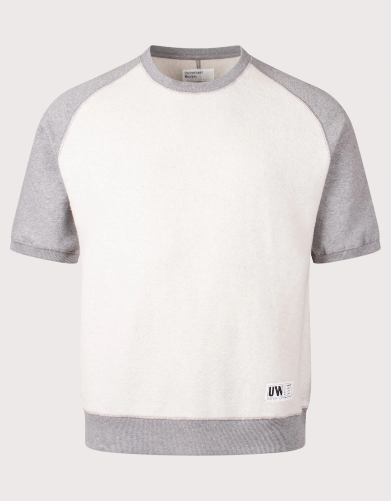 Short Sleeve Crew Sweatshirt