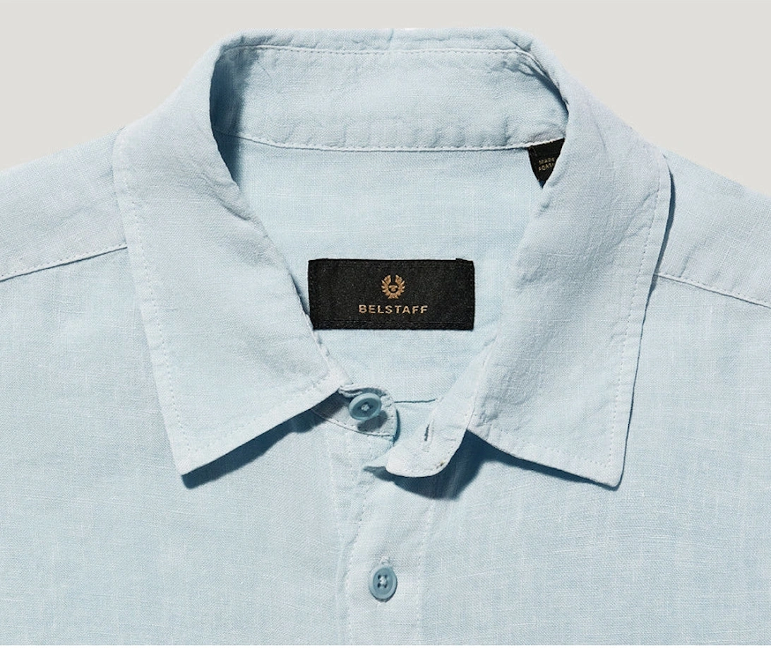 Scale LS Linen Shirt Sky Blue, 4 of 3