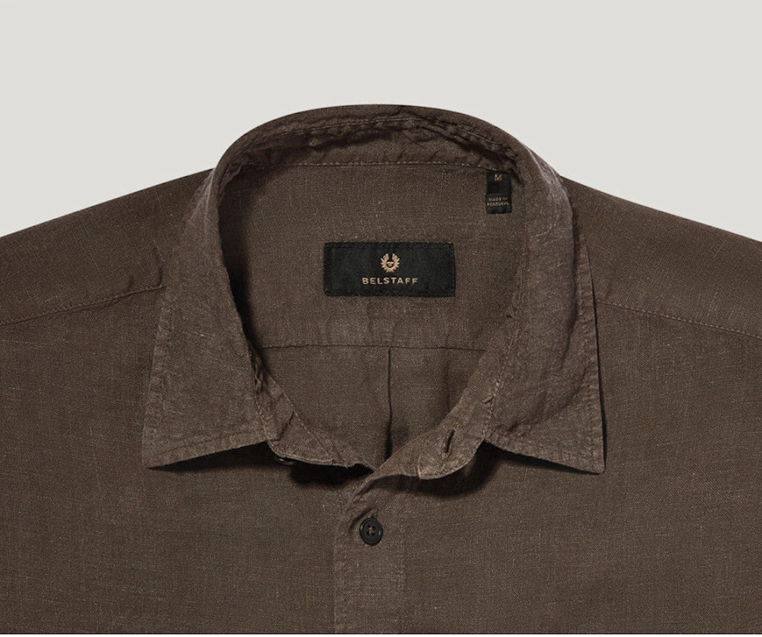 Scale LS Linen Shirt Army Olive