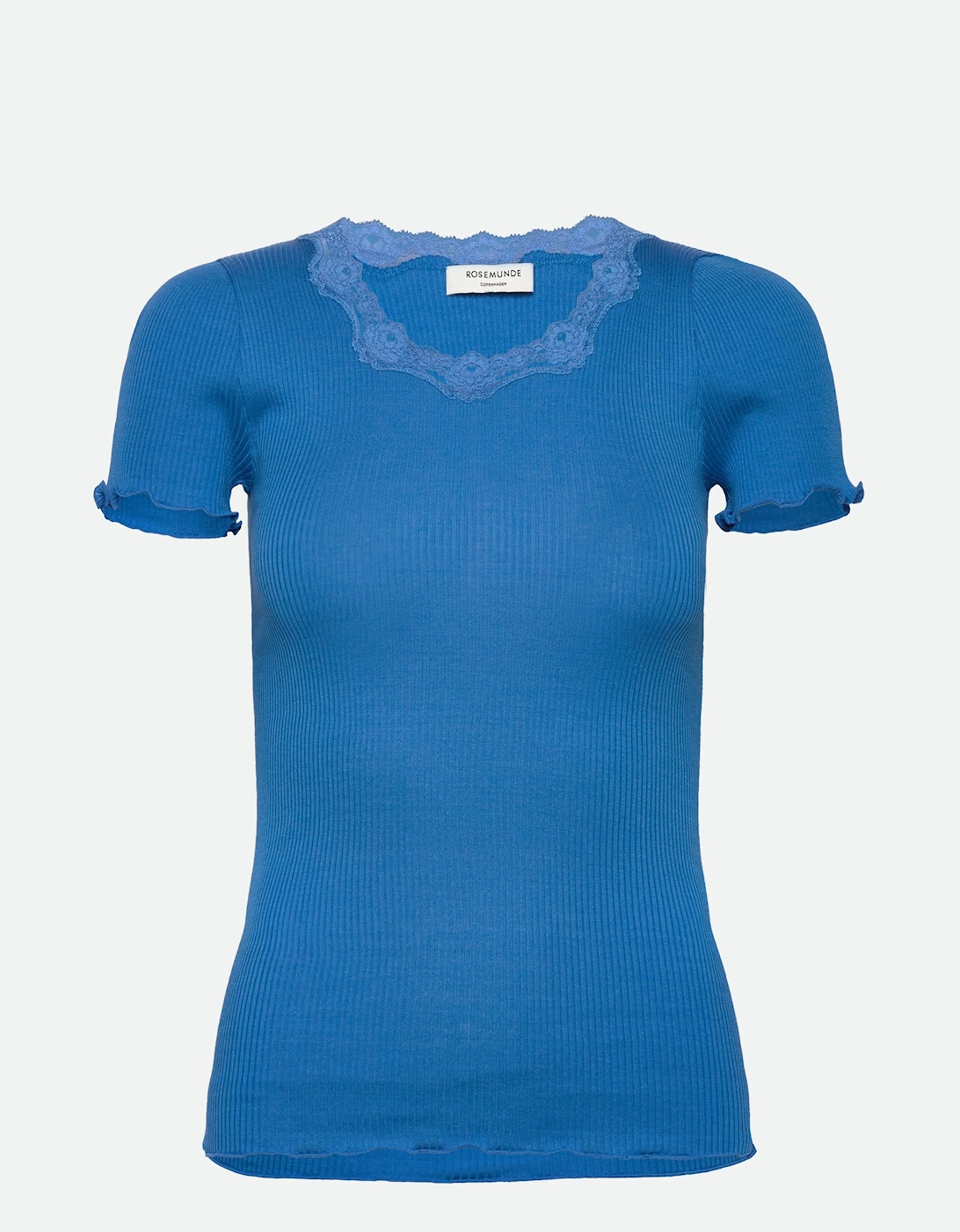 Beatha short sleeve regular O neck in french blue, 3 of 2