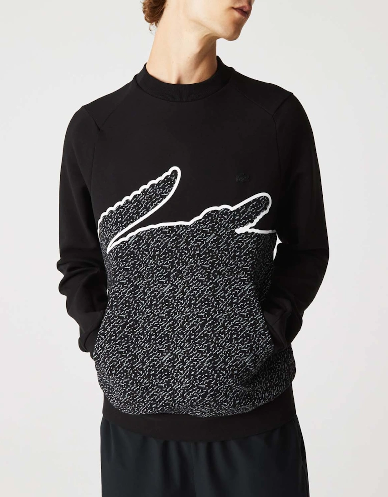 Crewneck Oversized Crocodile Sweatshirt