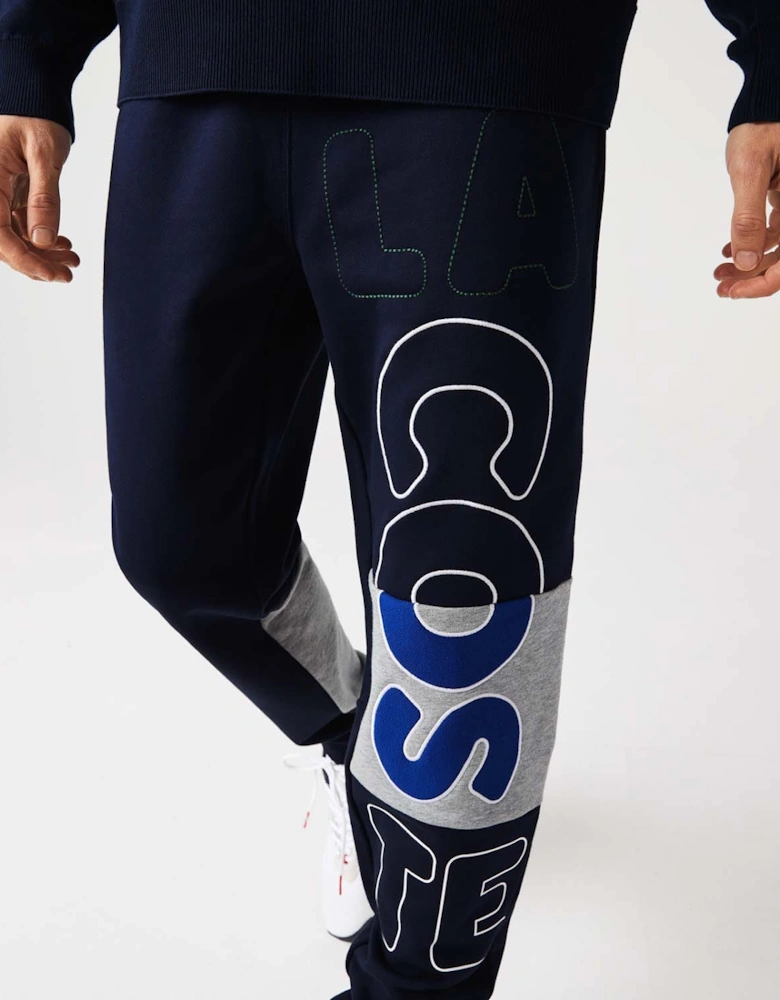 Heritage Destructed Branding Cotton Fleece Joggers