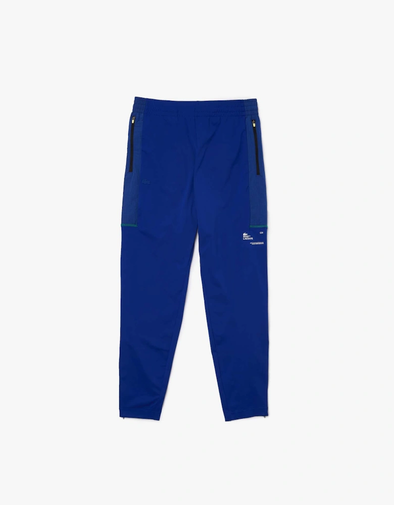 Sport Zip Pockets Tapered Tracksuit Bottoms