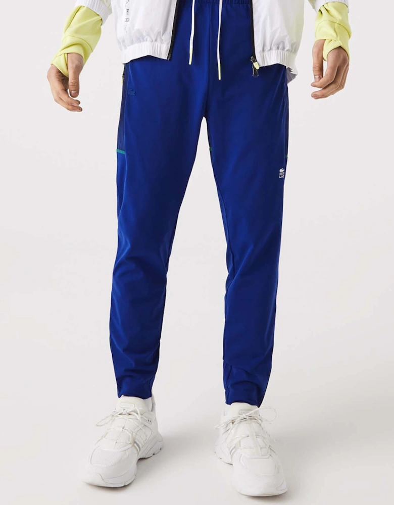 Sport Zip Pockets Tapered Tracksuit Bottoms