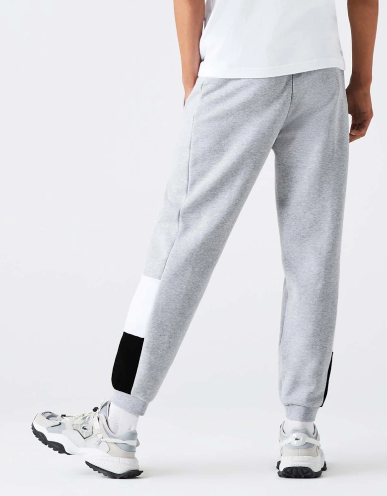 Mens Branded Colourblock Fleece Jog Pants