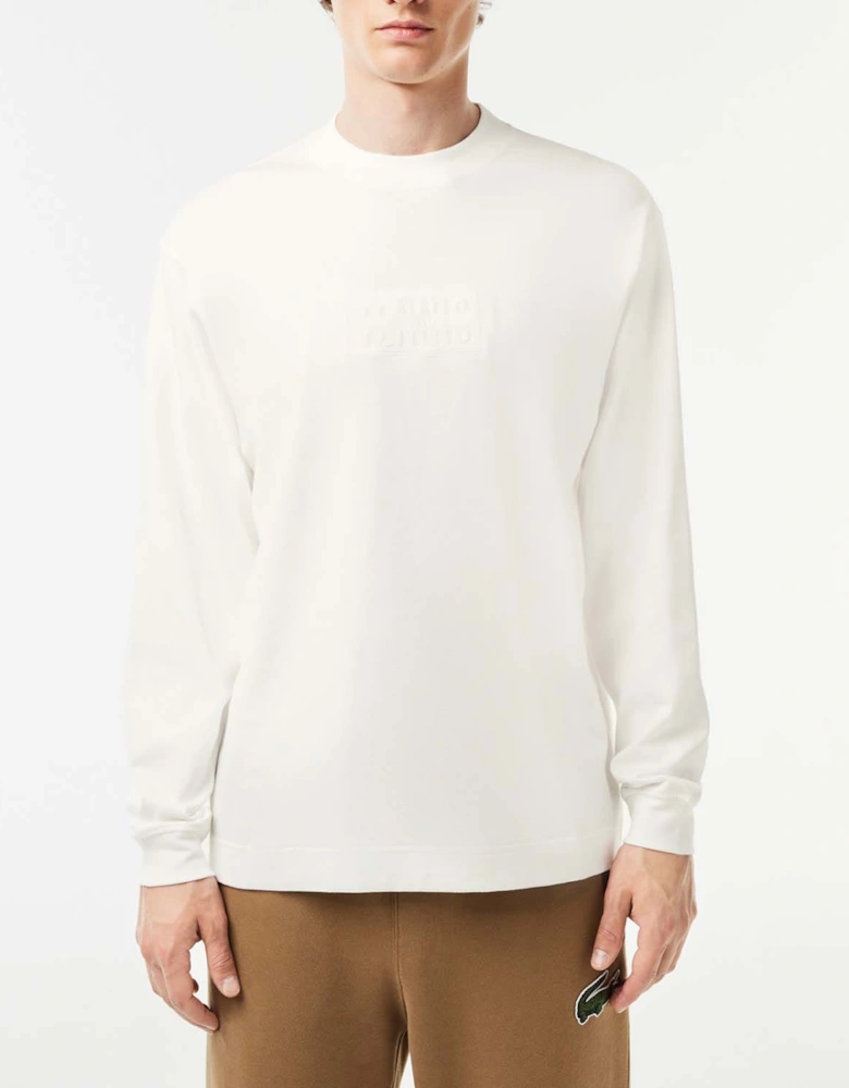 Long Sleeve Loose Fit Cotton T-Shirt