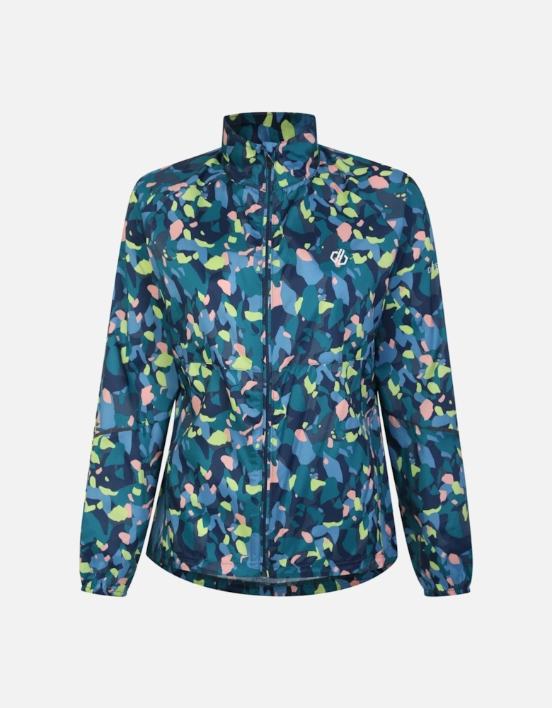 Womens/Ladies Resilient II Windshell Abstract Lightweight Jacket