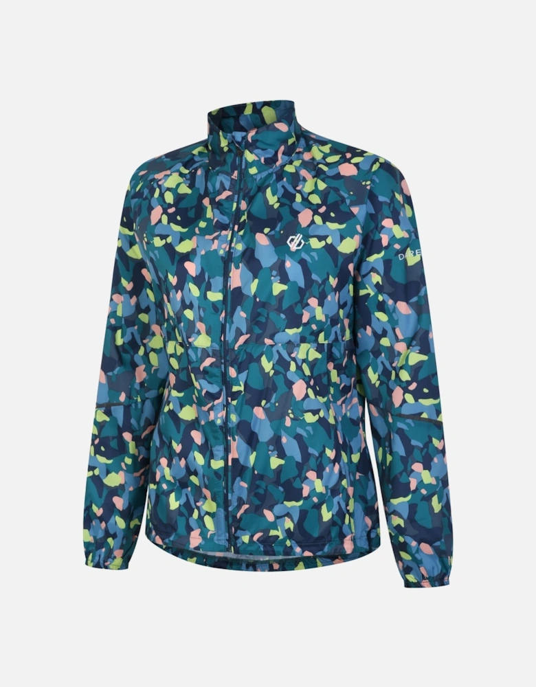 Womens/Ladies Resilient II Windshell Abstract Lightweight Jacket