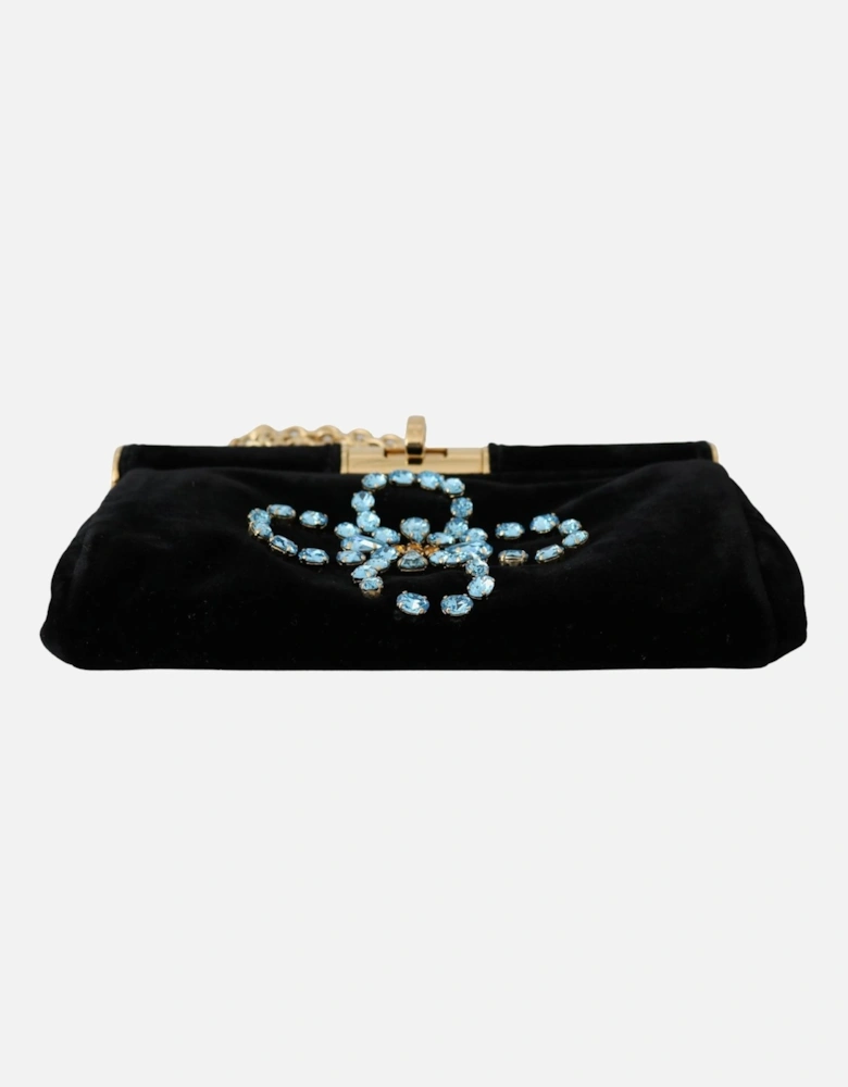 Luxurious Velvet Crossbody Party Bag Women - Black Crossbody Bags