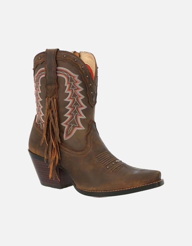 Crush Leather Women's Pecan Boots