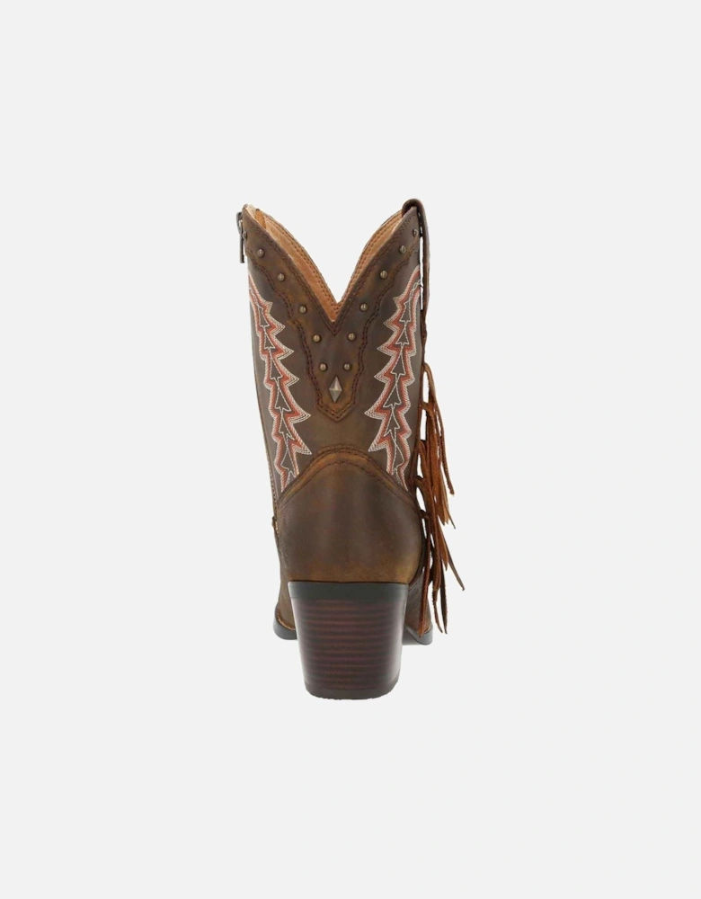 Crush Leather Women's Pecan Boots