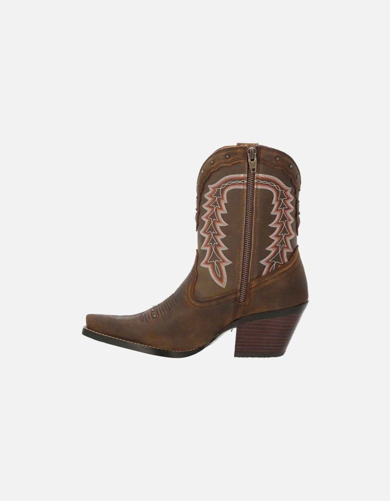 Crush Leather Women's Pecan Boots