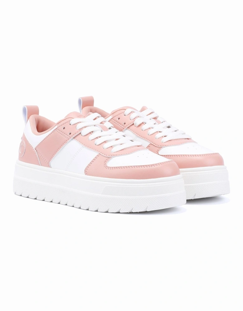 Hugo Lyssa Tennis Women's White/Pink Trainers