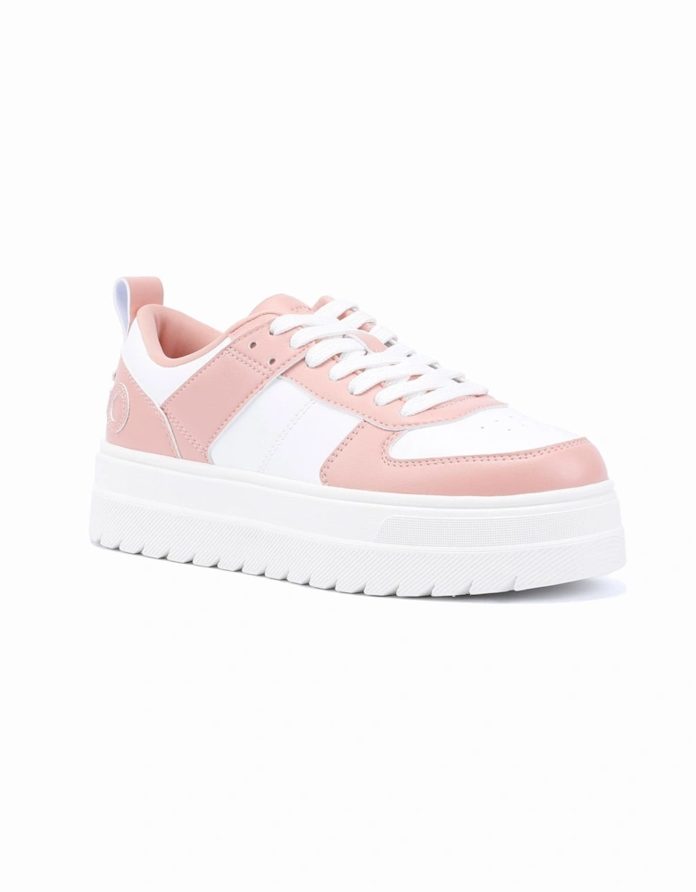 Hugo Lyssa Tennis Women's White/Pink Trainers